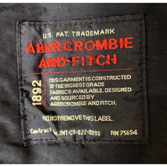 Abercrombie & Fitch Blue Coat Size Medium - Picture 3 of 4